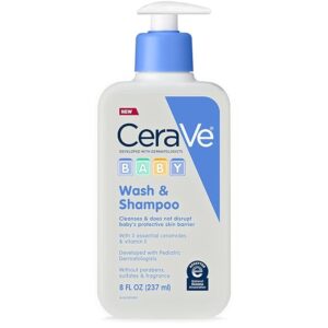 Baby Wash & Shampoo | 8 Ounce | Fragrance, Paraben, Sulfate Free Shampoo for Tear-Free Baby Bath Time (2 Pack)