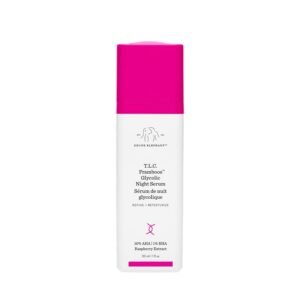 Drunk Elephant T.L.C. Framboos Glycolic Night Serum - Skin Care Brightening Night Serum. Repackaging (30 mL / 1 Fl Oz)
