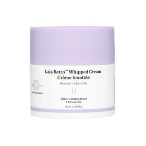 Drunk Elephant Lala Retro Whipped Cream. Replenishing Moisturizer for Skin Protection and Rejuvenation. 1.69 Ounce. - Lala Whipped Cream 50.
