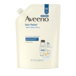 Aveeno Skin Relief Fragrance-Free Body Wash Refill - 36 fl. oz