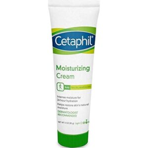 Cetaphil Moisturizing Cream, Hydrating Moisturizing Cream for Dry to Very Dry, Sensitive Skin, Fragrance Free, 3 oz