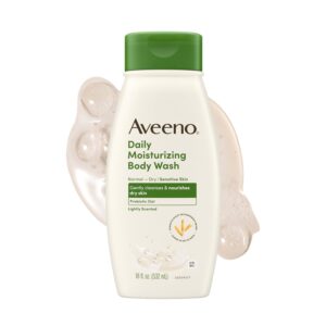 Aveeno Daily Moisturizing Body Wash for Dry, Sensitive Skin - 18 Fl. Oz
