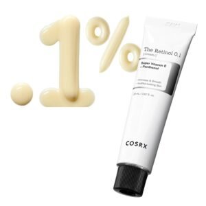 COSRX Retinol 0.1 Cream, Anti-aging Cream with 0.1% Retinoid Treatment for Face, Reduce Wrinkles, Fine Lines, and Signs of Aging, Gentle Skin Care