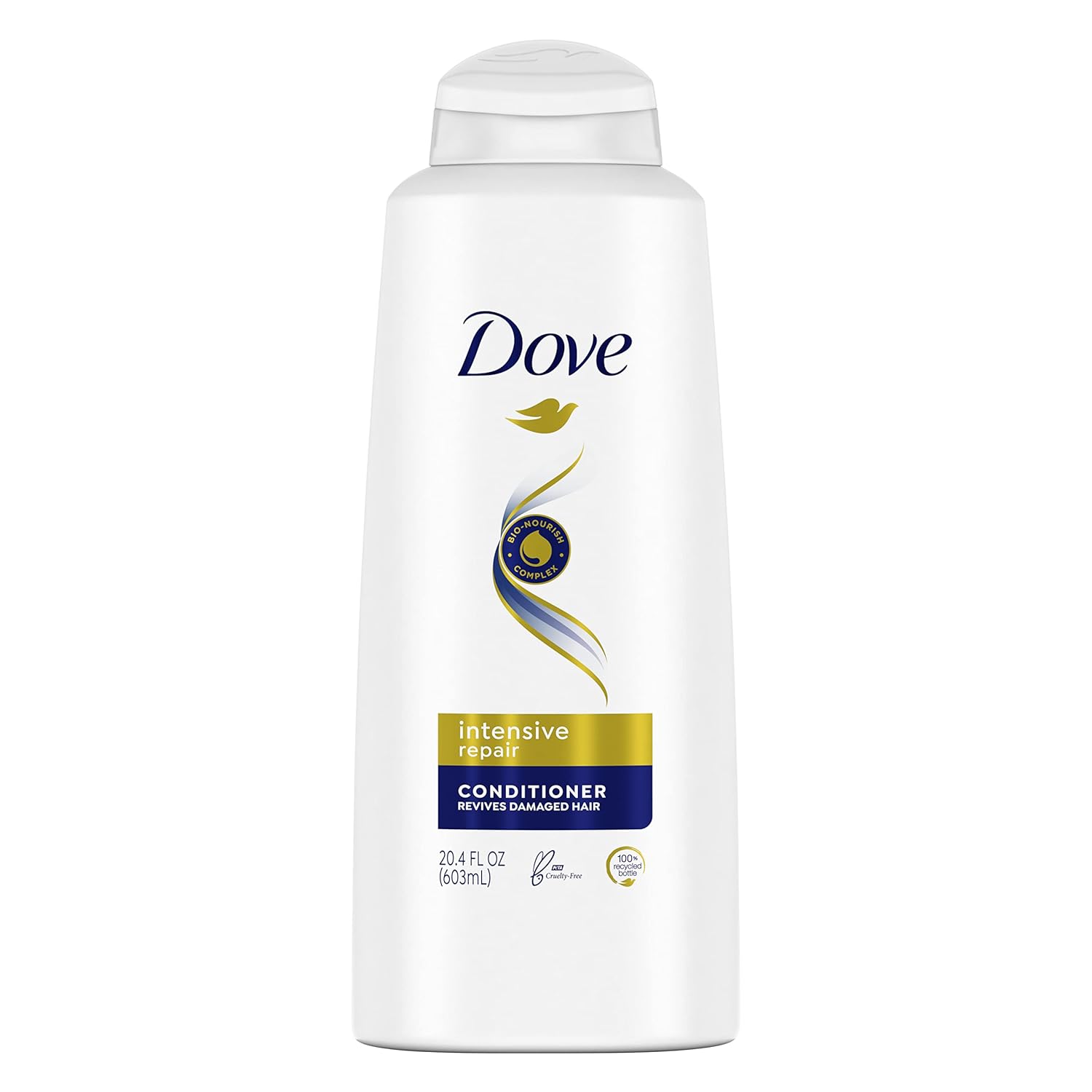Dove Nutritive Solutions Strengthening Conditioner for Damaged Hair Intensive Repair Deep Conditioner with Keratin Actives 20.4 oz, 4 Count
