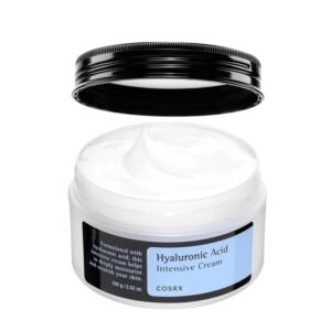 COSRX Hyaluronic Acid Moisturizing Cream, Long- lasting Hydration, Rich Moisturizer for Sensitive Skin 3.53 oz / 100g, Korean Skin Care, Animal