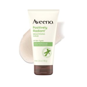 Aveeno Positively Radiant Skin Brightening Exfoliating Daily Facial Scrub - 5 oz