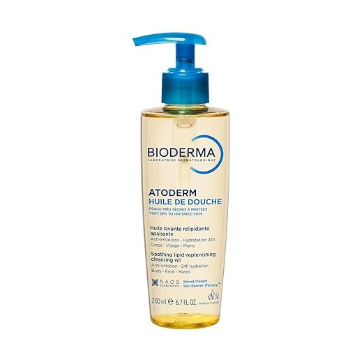 Bioderma - Atoderm, Hydrating Shower Body Oil for Dry Sensitive or Irritated Skin - 6.7 fl. oz.