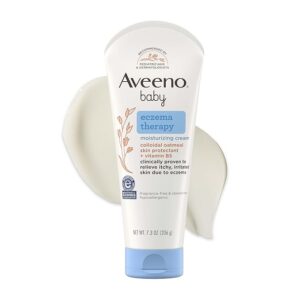 Aveeno Baby Eczema Therapy Moisturizing Cream, Natural Colloidal Oatmeal & Vitamin B5 - 7.3 Oz