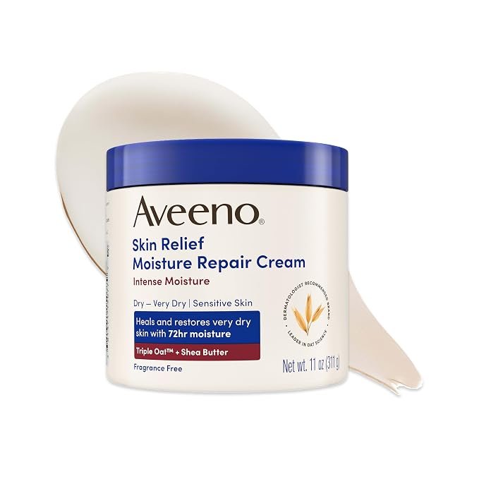 Aveeno Skin Relief Intense Moisture Repair Body Cream with Triple Oat & Shea Butter Formula - 11 oz (311)