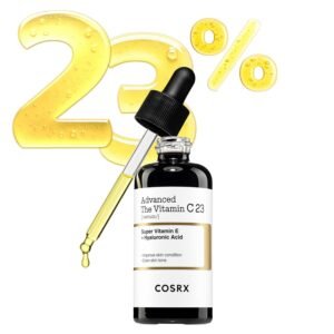 COSRX Vitamin C 23% Serum with Vitamin E & Hyaluronic Acid, Brightening & Hydrating Facial Serum for Dark Spots, Fine Lines, Uneven Skin tone, Pure