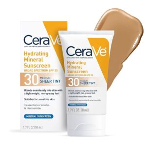CeraVe Hydrating Sunscreen Face Sheer Tint SPF 30