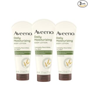 Aveeno Daily Moisturizing Lotion, 2.5 Ounce (Pack of 3)