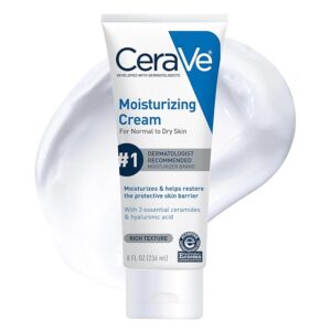 CeraVe Moisturizing Cream With Pump for Normal to Dry Skin with Ceramides