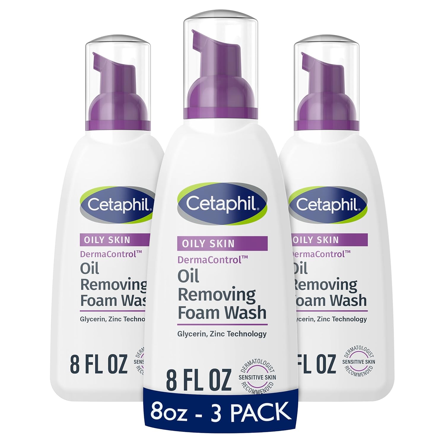 Cetaphil Pro Dermacontrol Oil Removing Foam Wash, 8oz