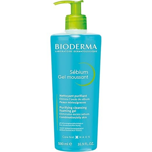 Bioderma - Sébium Cleansing and Makeup Removing Foaming Gel for Combination to Oily Skin - 16.7 fl.oz.