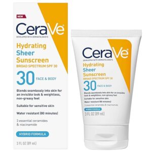 CeraVe Hydrating Sunscreen Body Lotion SPF 30