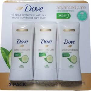 Dove go fresh Antiperspirant Deodorant, Cool Essentials 2.6 oz, Twin Pack